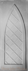 2593 - Diamond Pane Lancet Window